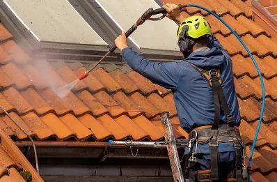 Démoussage et hydrofuge de toiture à Saessolsheim